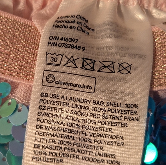 H&M 3-4 Toddler Colorful Sequin Skirt Kids - Picture 6 of 6